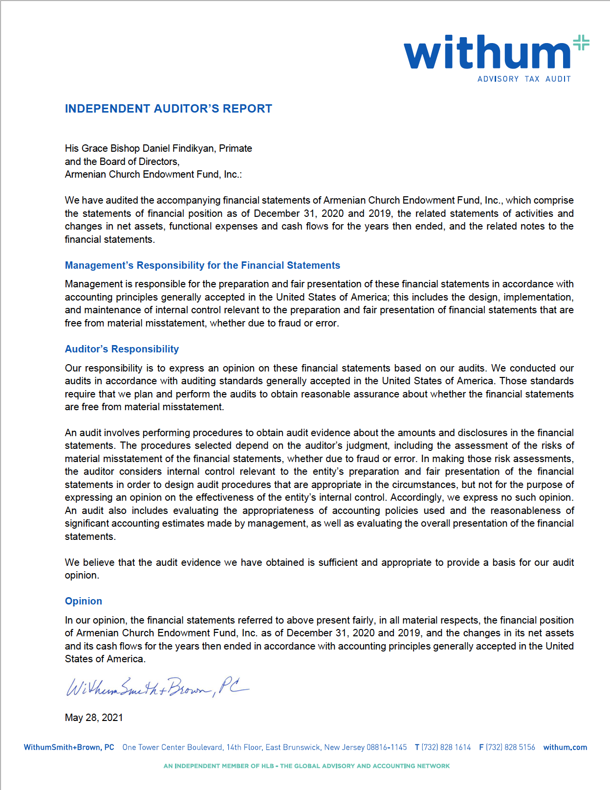 2020 Audited Financial Statement